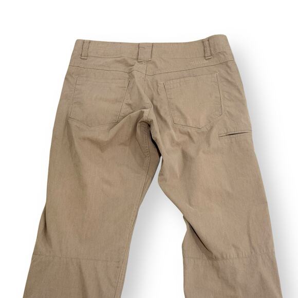Kuhl Slax Pants Mens 32x32 Beige Tan Khaki Chino Hiking Stretch Gorpcore Camping - Picture 6 of 11